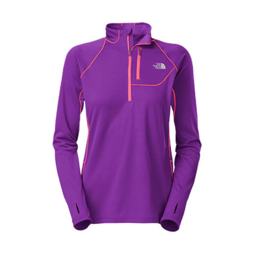 The North Face Pixie Purple Women’s Impulse Active Long Sleeve 1/4 Zip Top